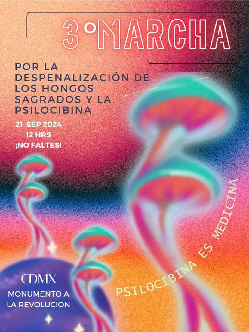 Cartel de la Tercera Marcha 920 en CDMX